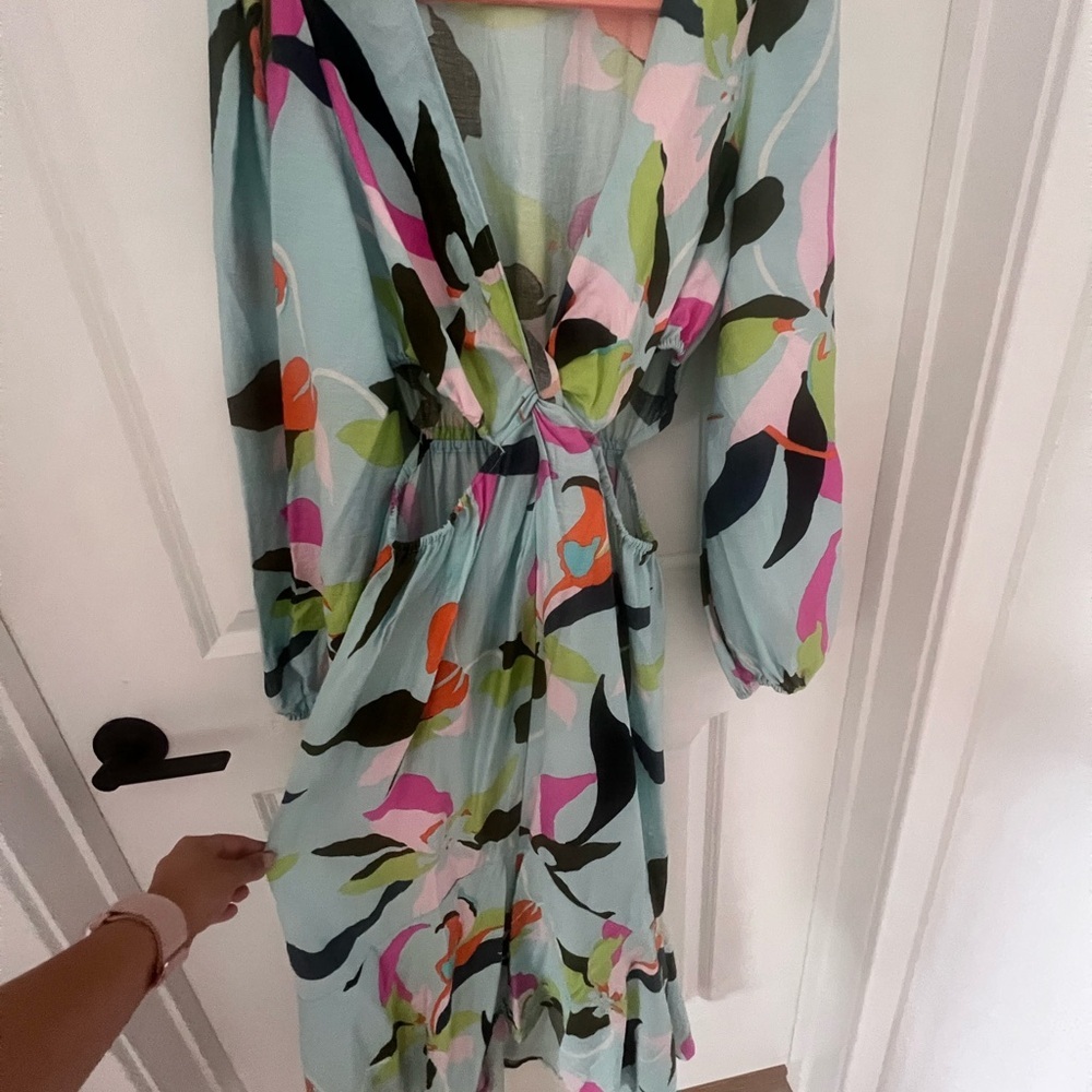 A New Day Pastel Patterned Dress - Picture 4 of 11